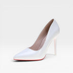 Women's Glossy Pointed-Toe Stiletto Pumps for Occasions