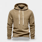 Midweight Fleece Hoodie Drawstring Regular Fit for Men