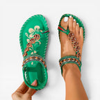 Women's Beaded Slingback Summer Sandals