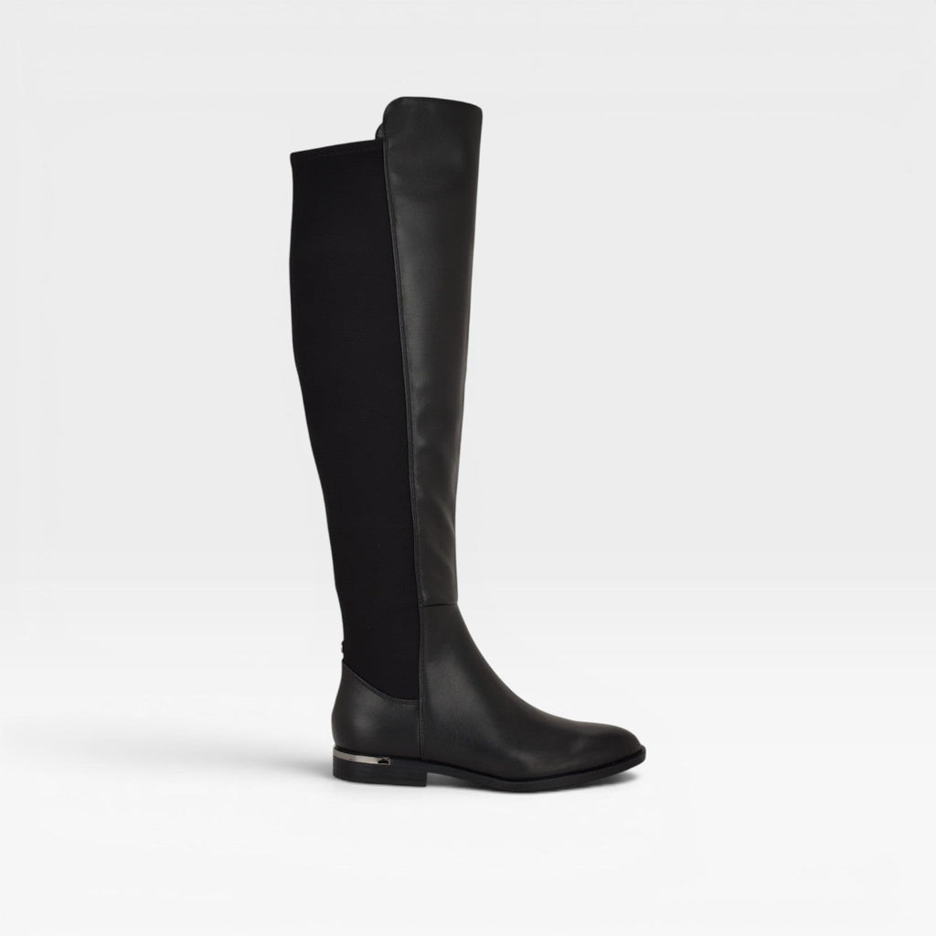 Women's Over-the-Knee Stretch-Back Flat Boots