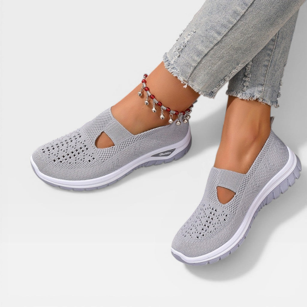 Women's Breathable Slip-On Walking Trainers