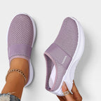 Women's Knit Slip-On Trainers with Cushioned Comfort