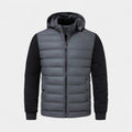 Hybrid Puffer Parka Jacket Quilted Regular Fit for Men