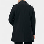 Waterproof Trench Coat Regular Fit Mid-Length for Men