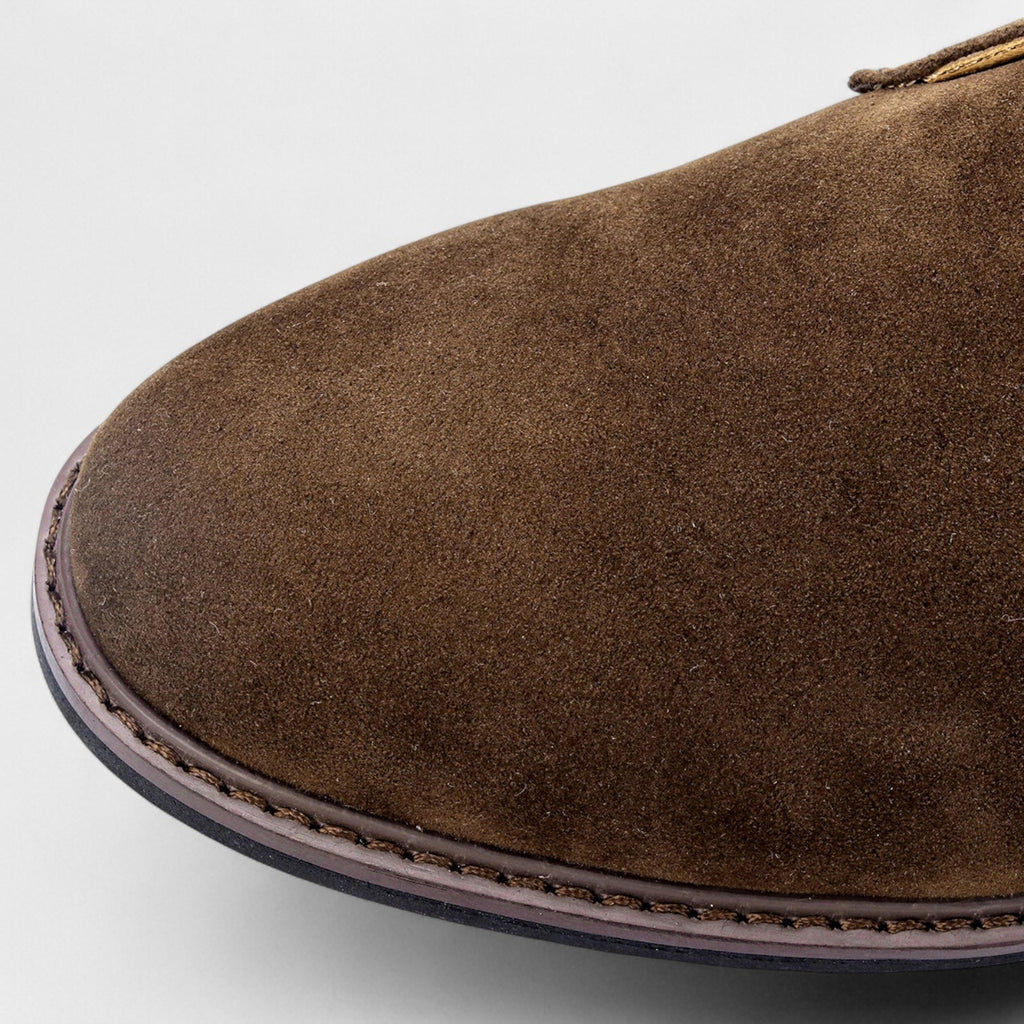 Suede Chukka Boots Two-Eyelet Lace-Up for Men