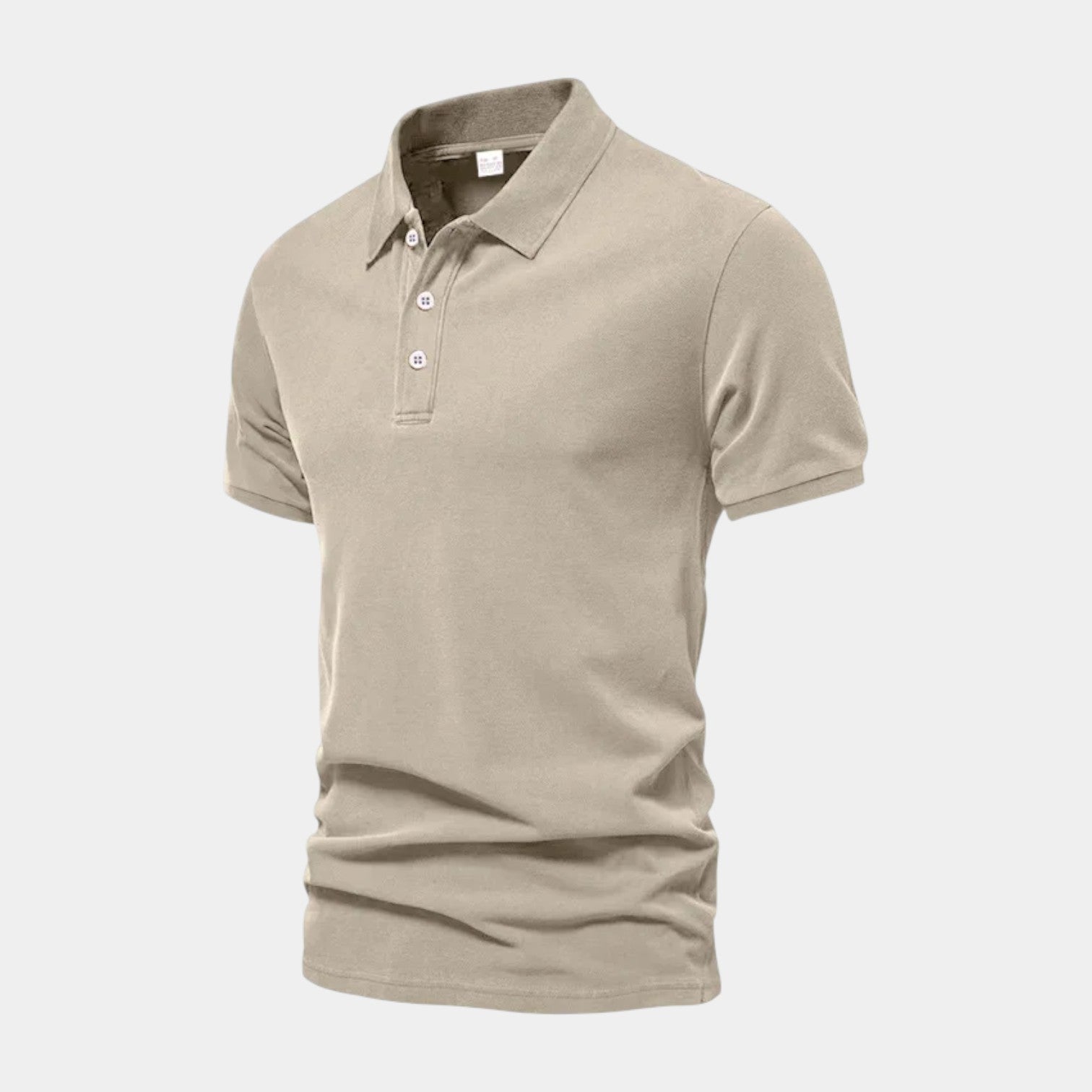 Short Sleeve Knit Polo Shirt Regular Fit for Men