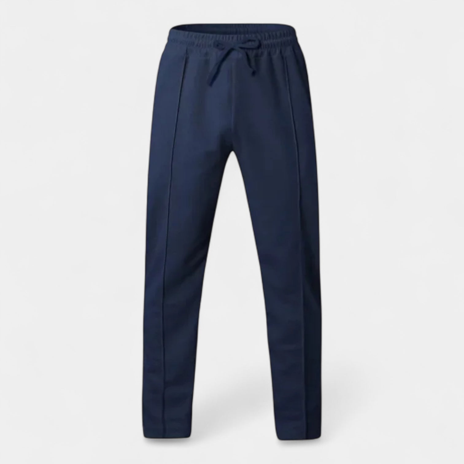 Pleated Slim Fit Joggers Stretch Drawstring for Men