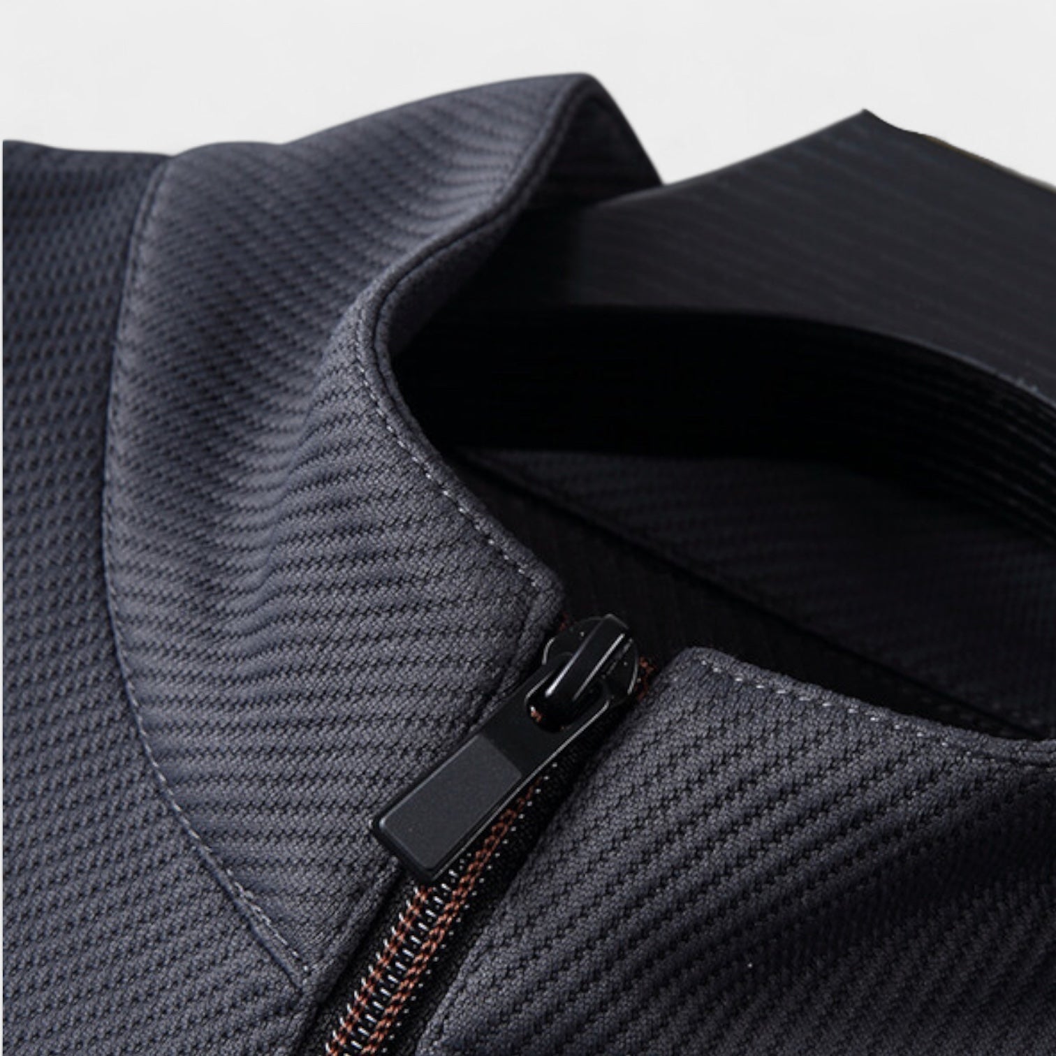 Zip Tracksuit Set Stretch Polyester Regular Fit for Men