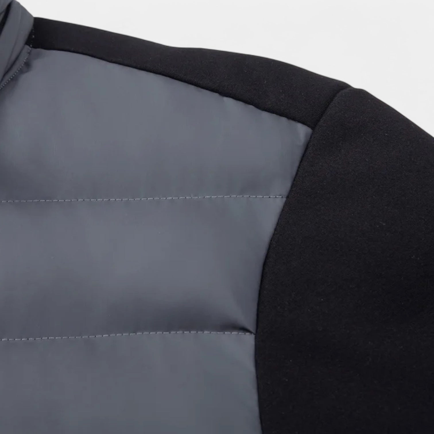 Hybrid Puffer Parka Jacket Quilted Regular Fit for Men