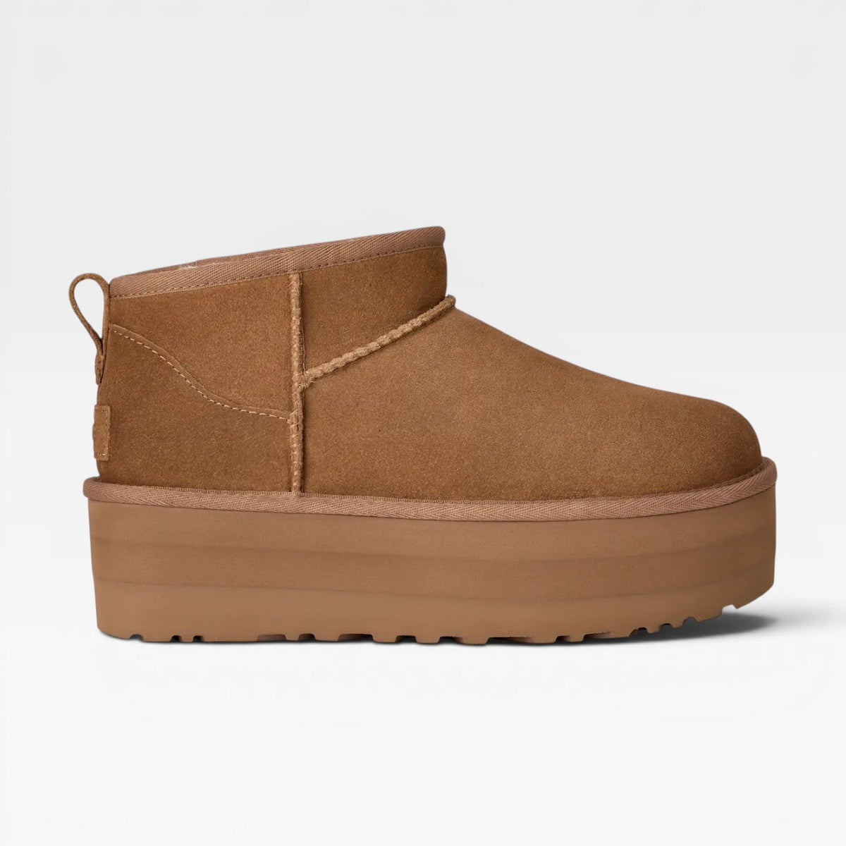 Women's Cowhide Suede Platform Ankle Boots