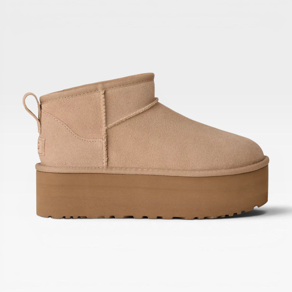 Women's Cowhide Suede Platform Ankle Boots