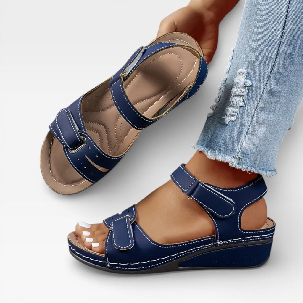 Women's Adjustable Wedge Sandals for Summer Comfort