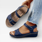 Women's Adjustable Wedge Sandals for Summer Comfort