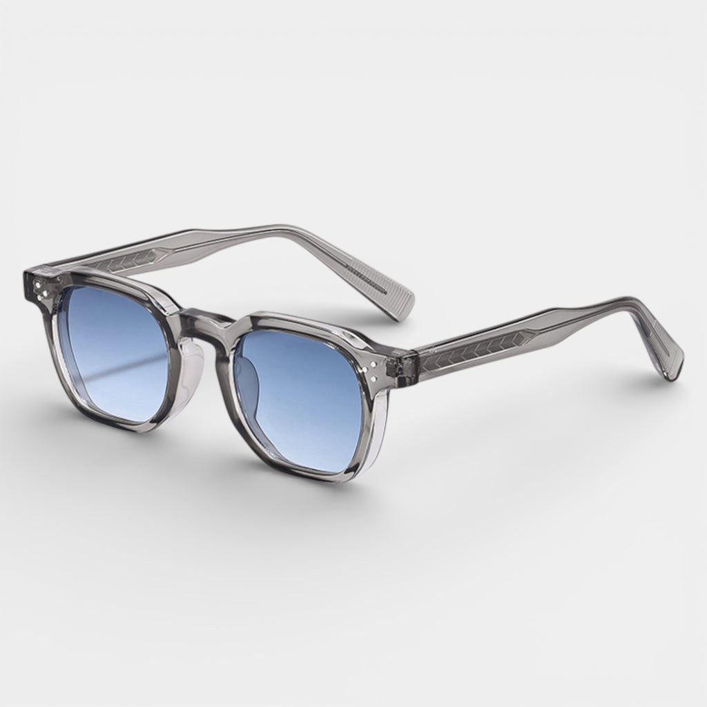 Square Frame Tinted Lens Sunglasses Full-Rim for Men