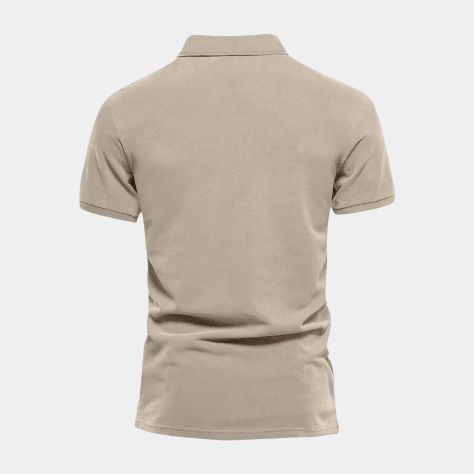 Short Sleeve Knit Polo Shirt Regular Fit for Men
