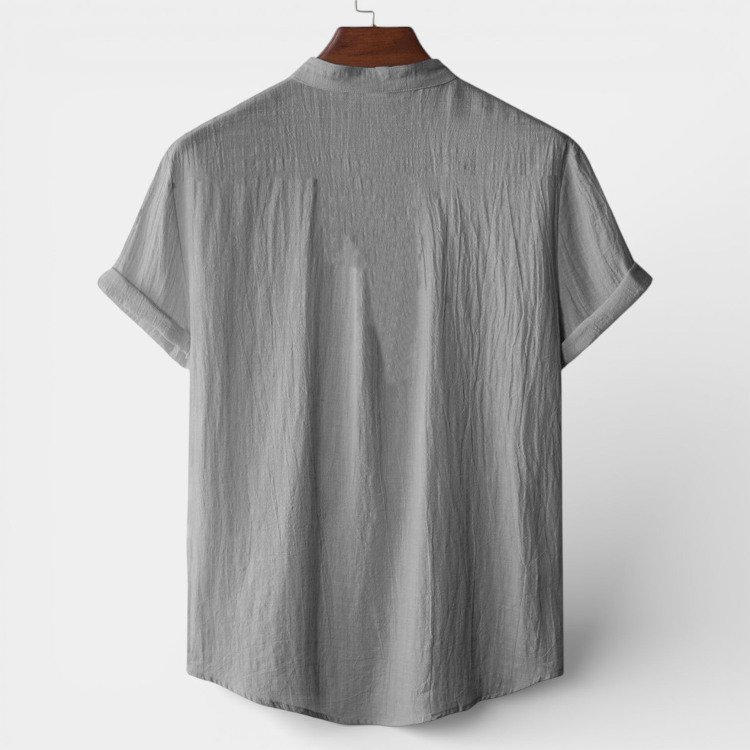 Henley Shirt Short Sleeve Regular Fit for Men