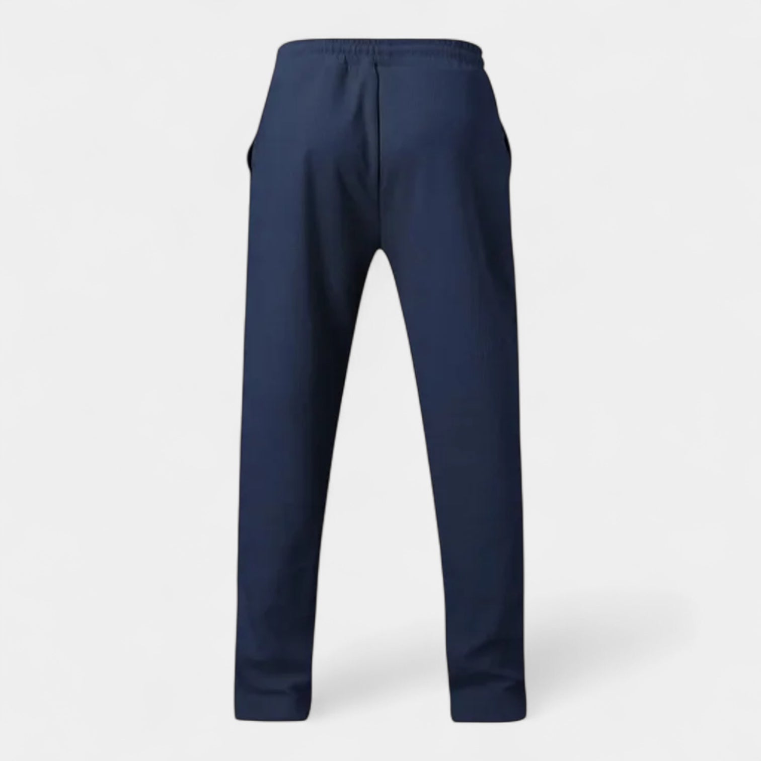 Pleated Slim Fit Joggers Stretch Drawstring for Men