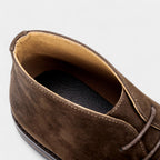 Suede Chukka Boots Two-Eyelet Lace-Up for Men