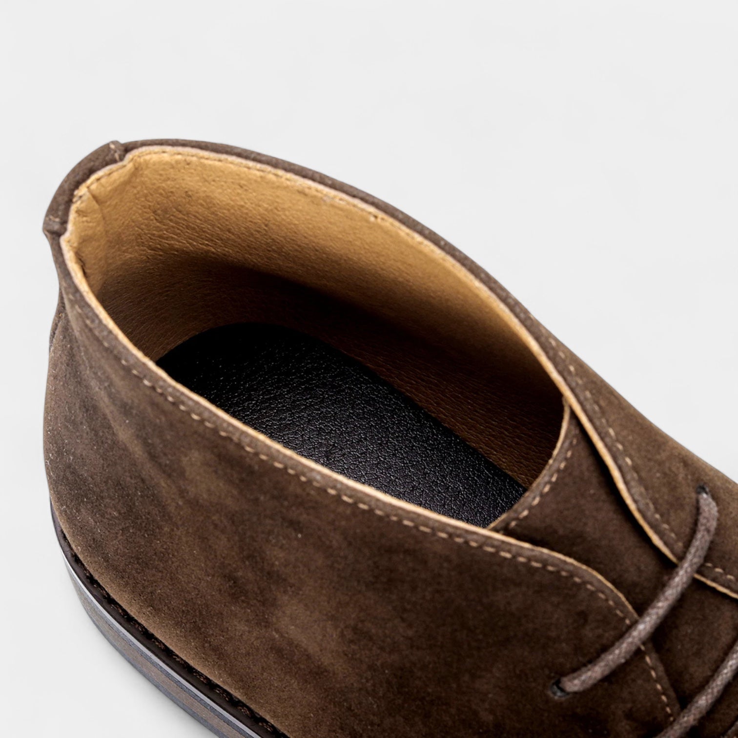 Suede Chukka Boots Two-Eyelet Lace-Up for Men
