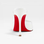 Women's Pointed Toe Leather Slip-On Mules