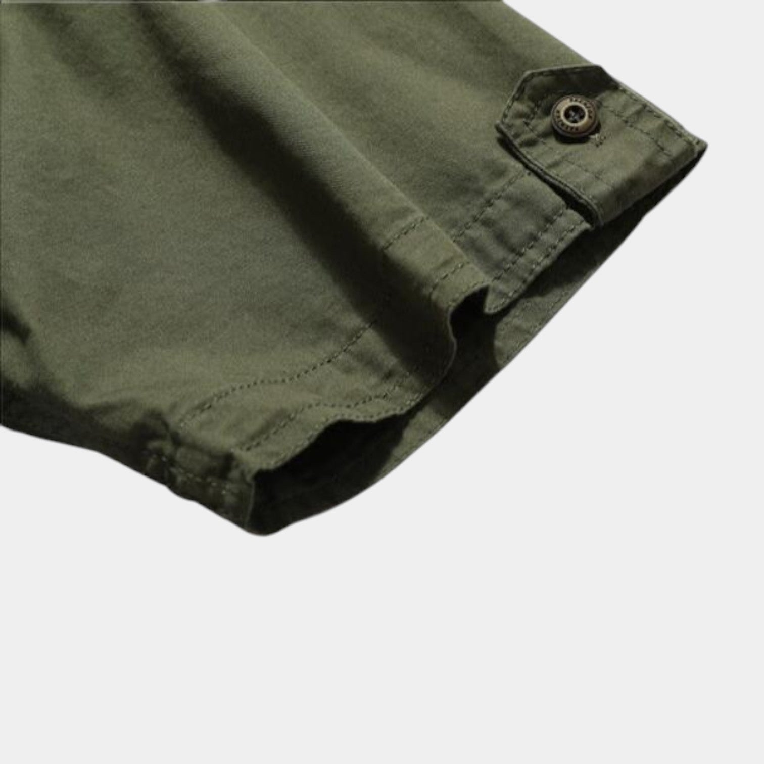 Short Sleeve Button-Up Utility Shirt Regular Fit for Men