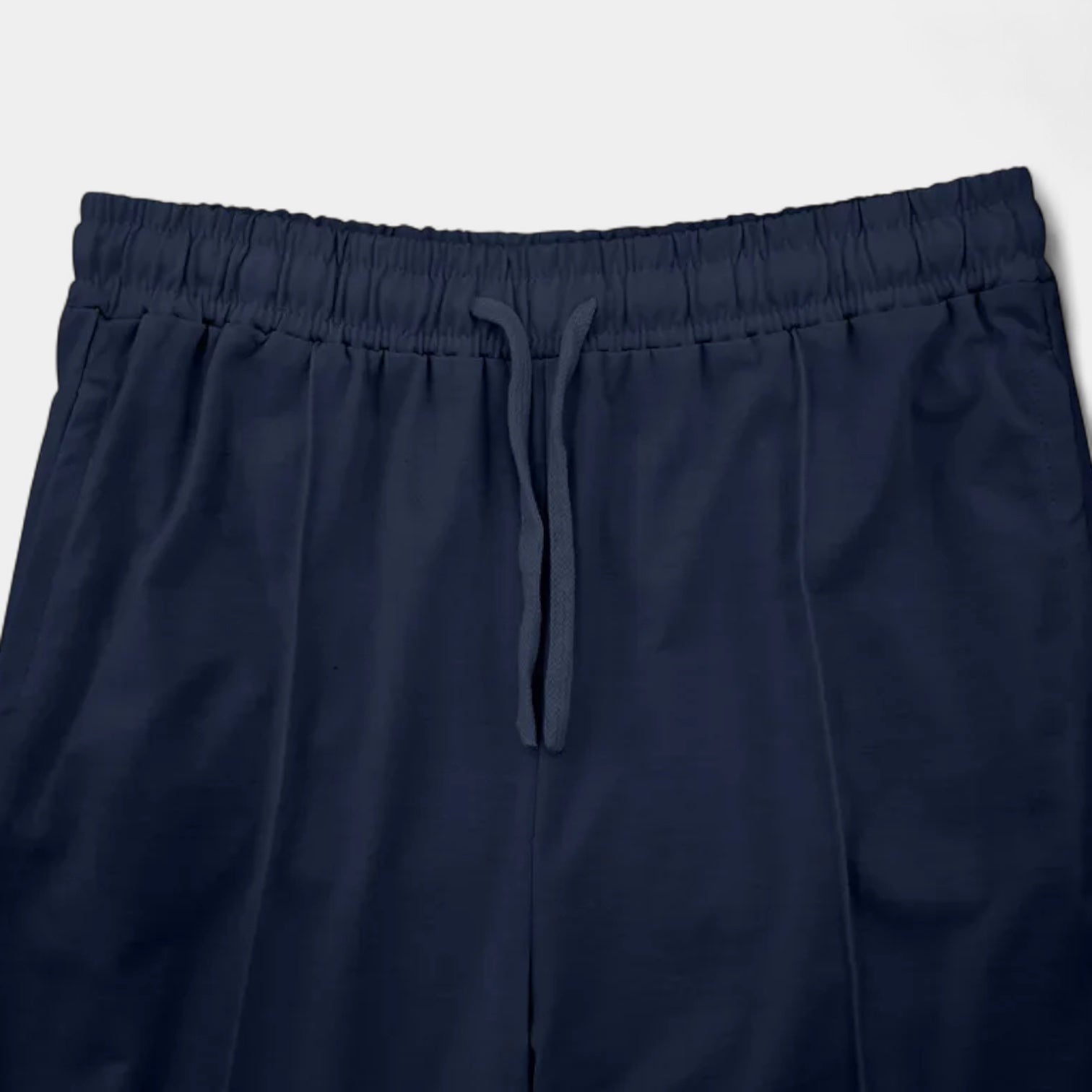 Pleated Slim Fit Joggers Stretch Drawstring for Men