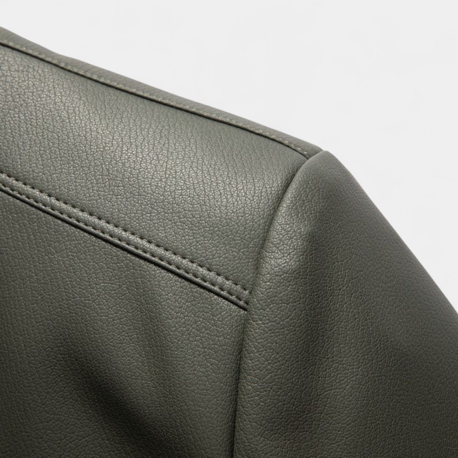 Genuine Leather Jacket Full Zip Regular Fit for Men