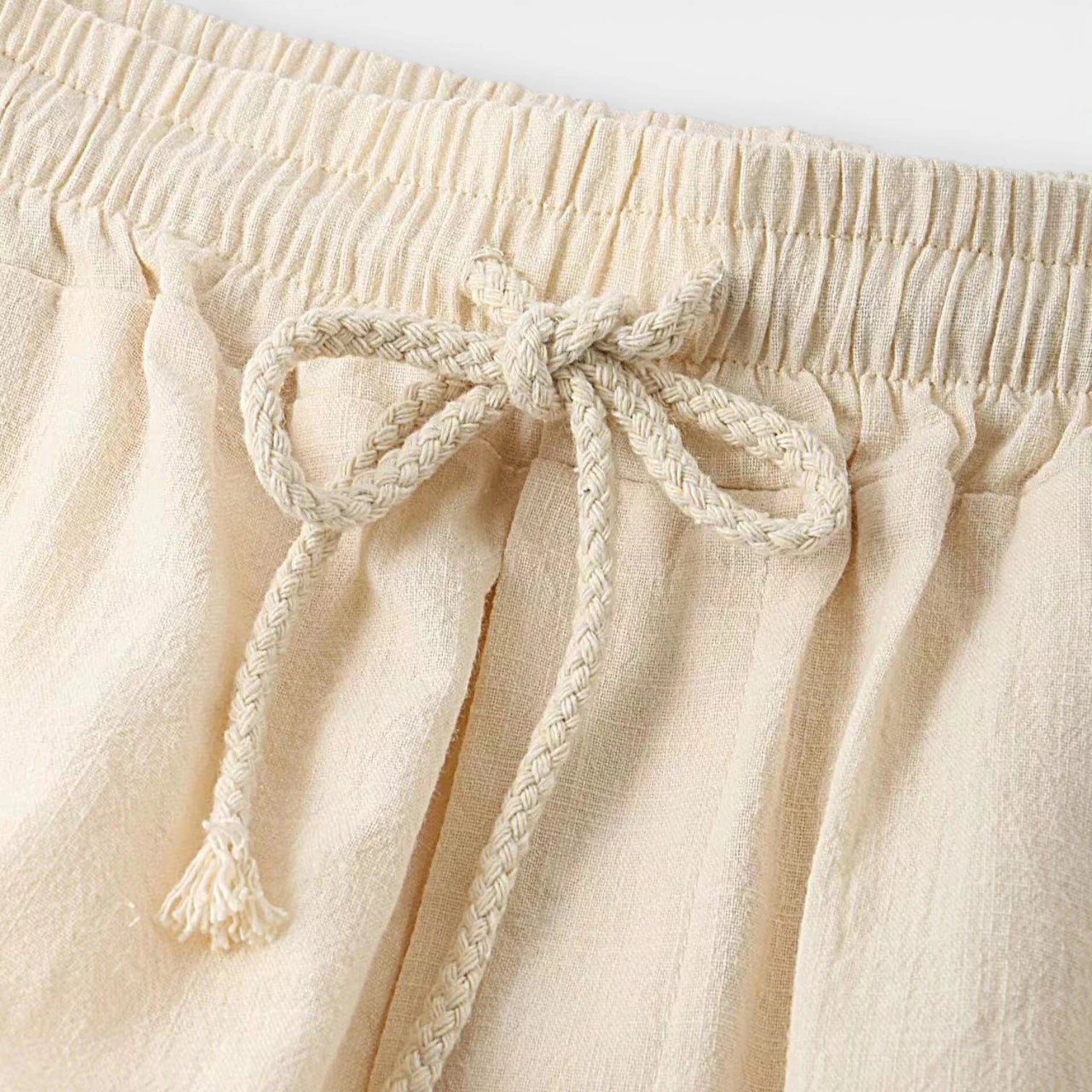 Short Sleeve Button-Up Shirt Drawstring Shorts Set for Men