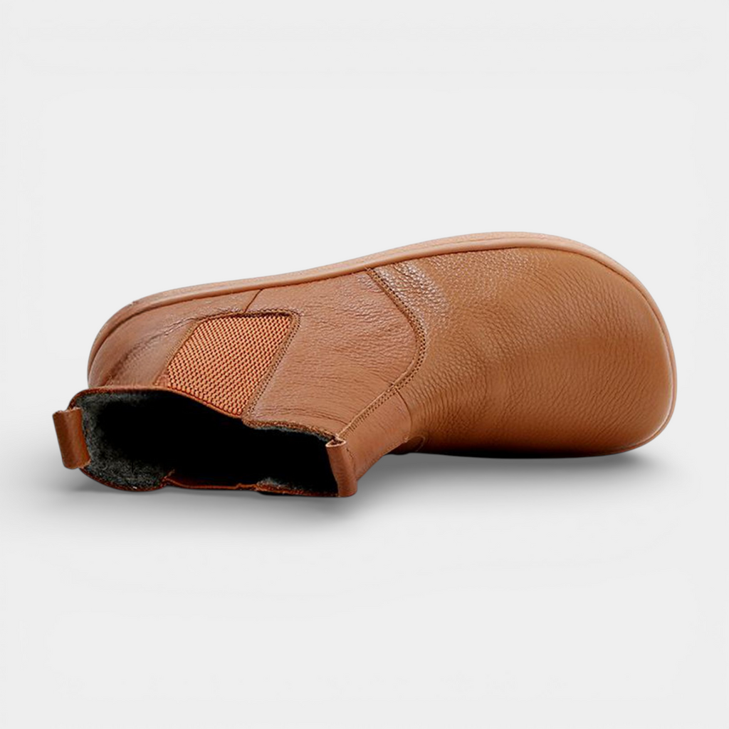 Chelsea Boots Leather Slip-On Elastic Panel for Men