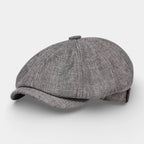 Multi-Panel Newsboy Cap Curved Brim for Men