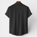 Henley Shirt Short Sleeve Regular Fit for Men