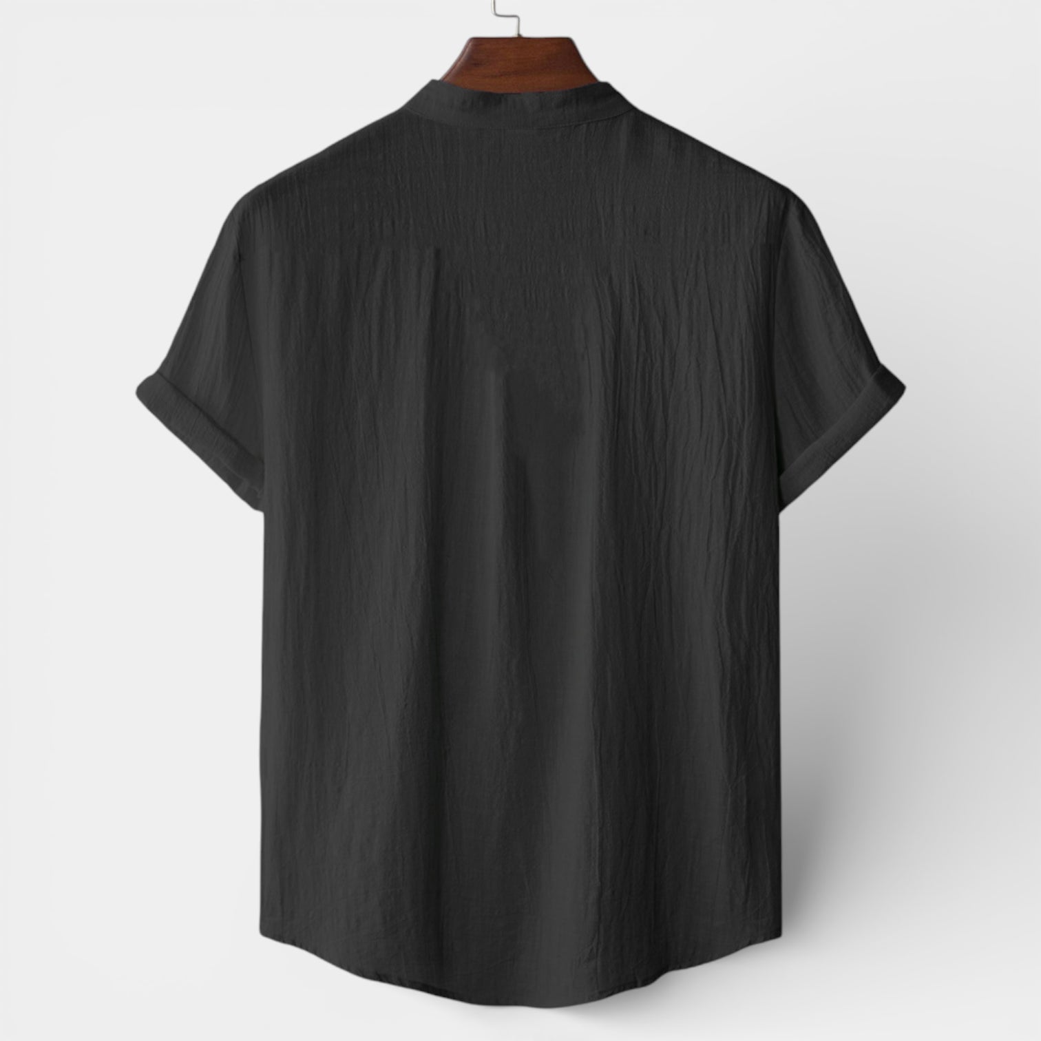 Henley Shirt Short Sleeve Regular Fit for Men