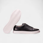 Low-Top Leather Sneakers Lace-Up Cushioned for Men