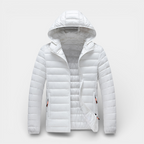 Hooded Quilted Jacket Lightweight Padded for Men