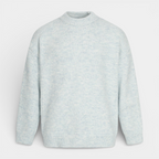 Relaxed Fit Fisherman Crewneck Knit Sweater for Men
