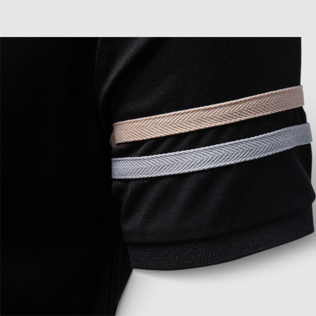 Short Sleeve Half Zip Polo Shirt Regular Fit for Men