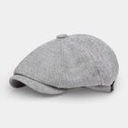 Multi-Panel Newsboy Cap Curved Brim for Men