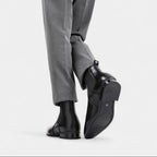 Faux Leather Chelsea Boots Elastic Panel for Men