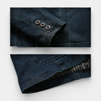Denim Blazer Jacket Tailored Regular Fit for Men