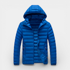 Hooded Quilted Jacket Lightweight Padded for Men