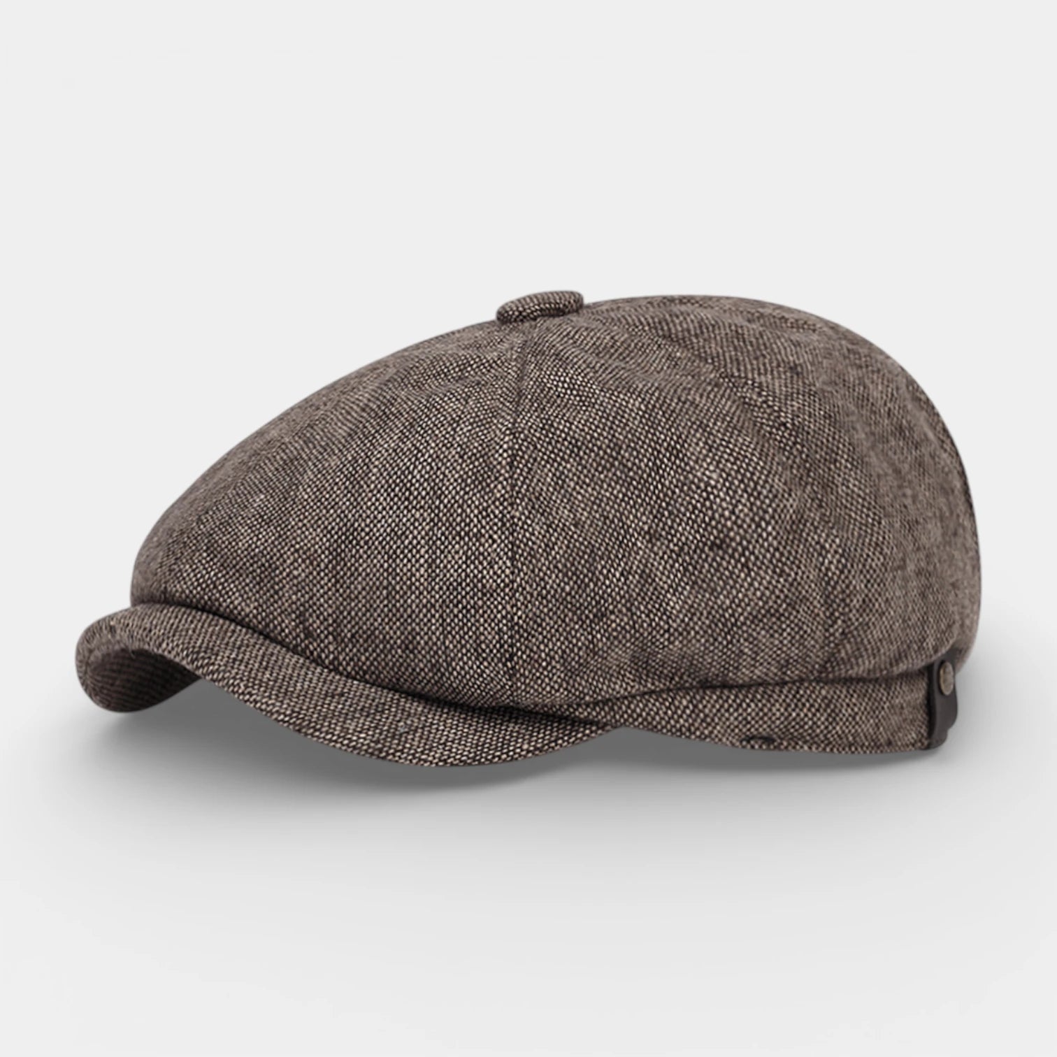 Multi-Panel Newsboy Cap Curved Brim for Men
