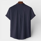 Henley Shirt Short Sleeve Regular Fit for Men