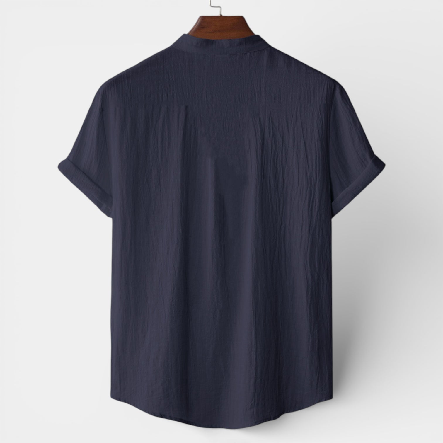 Henley Shirt Short Sleeve Regular Fit for Men