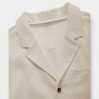 Short Sleeve Button-Up Textured Shirt Regular Fit for Men
