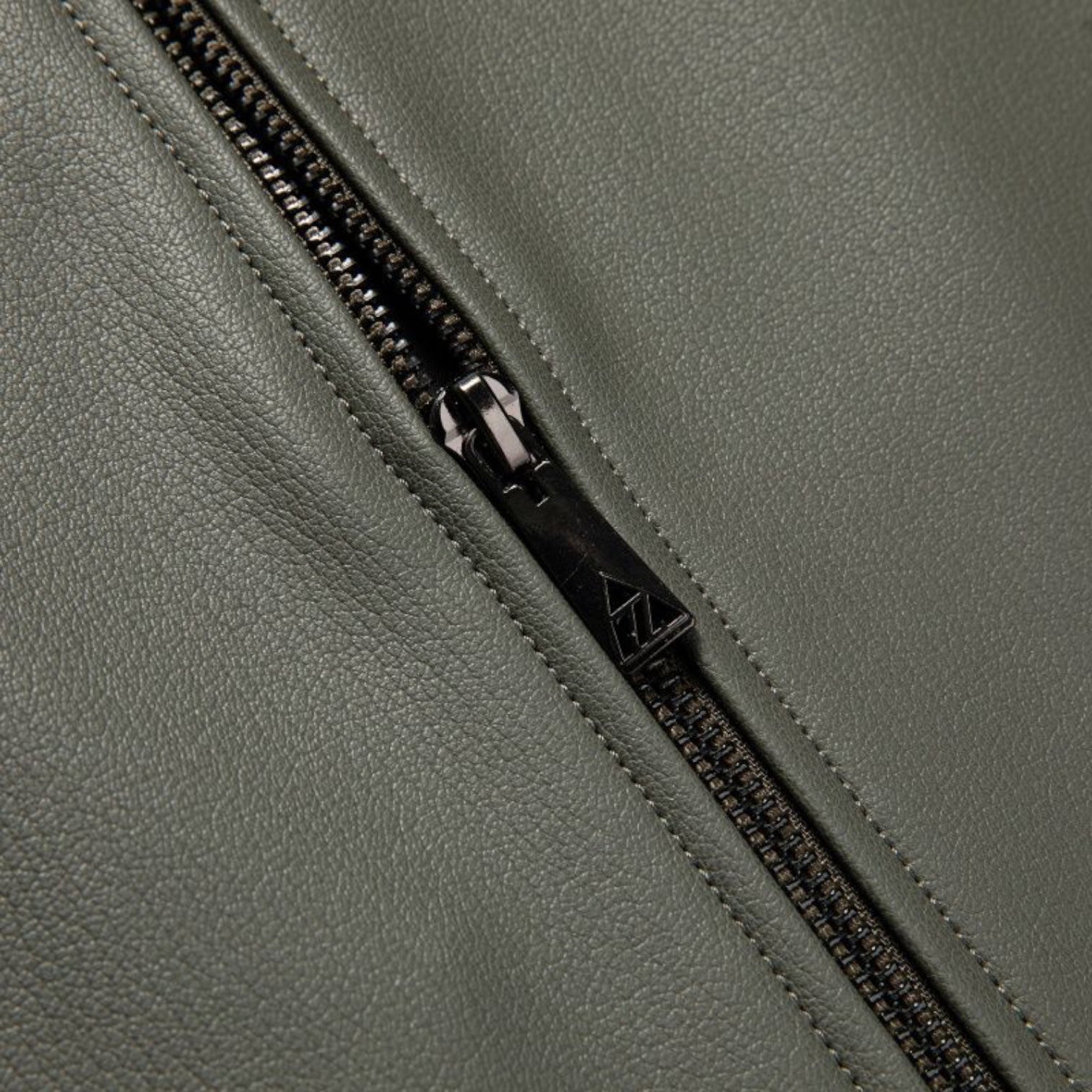 Genuine Leather Jacket Full Zip Regular Fit for Men