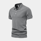 Short Sleeve Knit Polo Shirt Regular Fit for Men