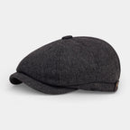 Multi-Panel Newsboy Cap Curved Brim for Men