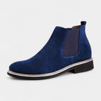 Suede Chelsea Boots Elastic Side Panel for Men