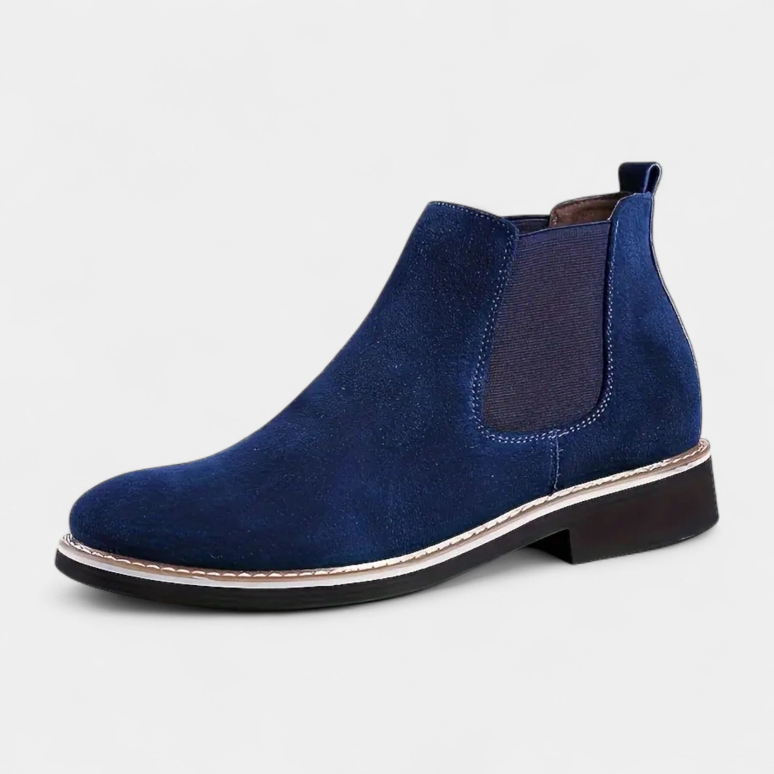 Suede Chelsea Boots Elastic Side Panel for Men