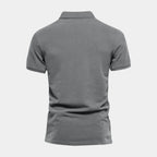 Short Sleeve Knit Polo Shirt Regular Fit for Men